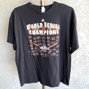 San Francisco Giants 2012 World Series Champs Pitcher’s Roster T Size 2XL